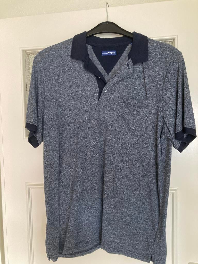 Charles Vögele Polo Shirt Maat L, Kleding | Heren, Ophalen of Verzenden, Zo goed als nieuw, Maat 52/54 (L), Blauw