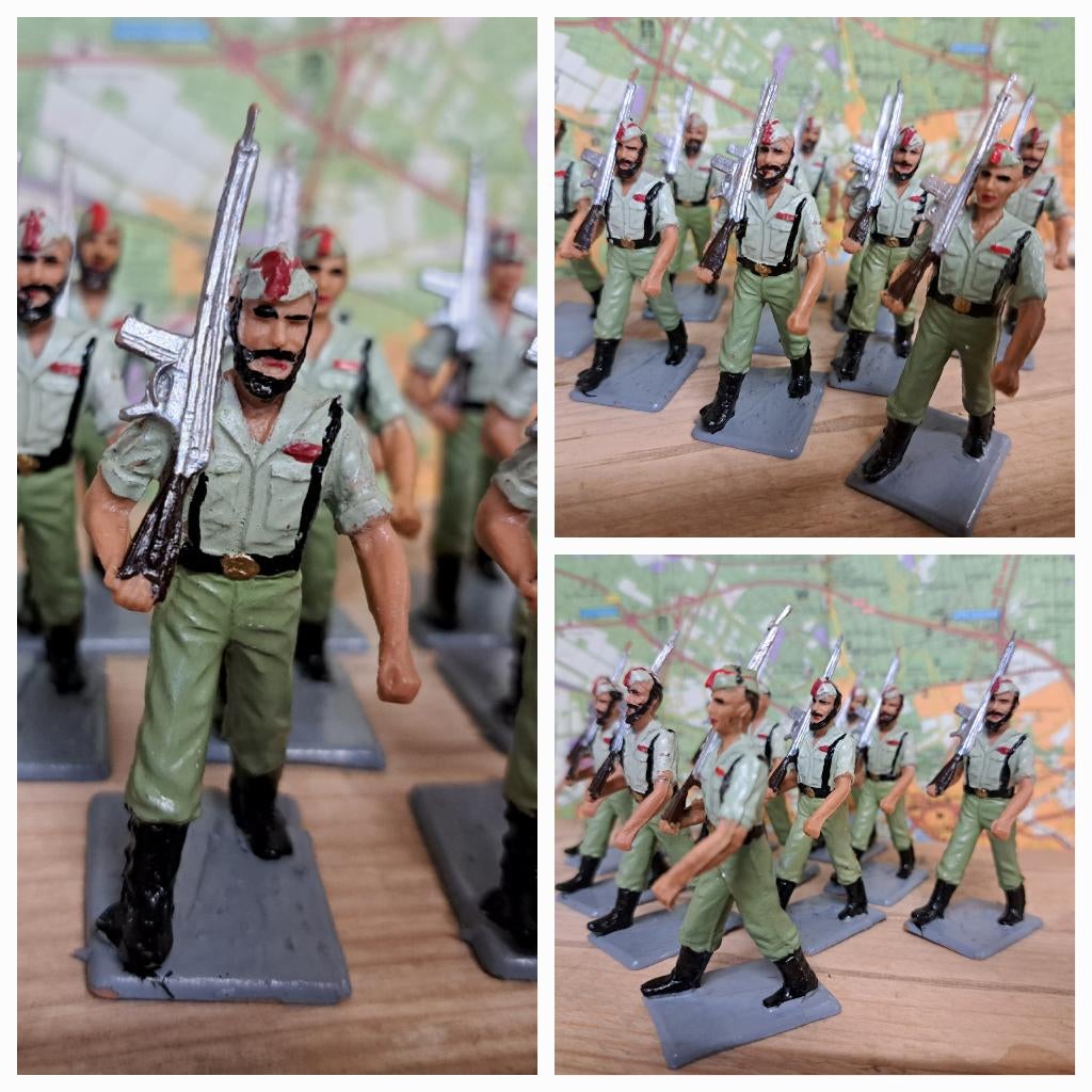 Reamsa figuren Soldaten in Defilé Spaanse Legioen, Verzenden, Zo goed als nieuw, 1:50 of kleiner, Figuur of Figuren