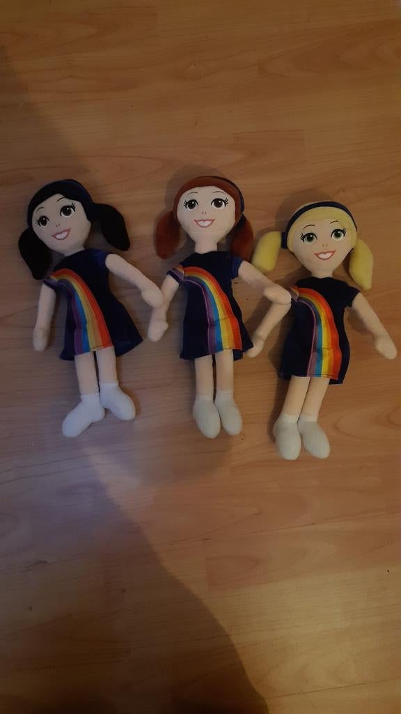 Officiële K3 Knuffels - Set van 3, Kinderen en Baby's, Speelgoed | Poppen, Ophalen of Verzenden, Zo goed als nieuw, Overige typen