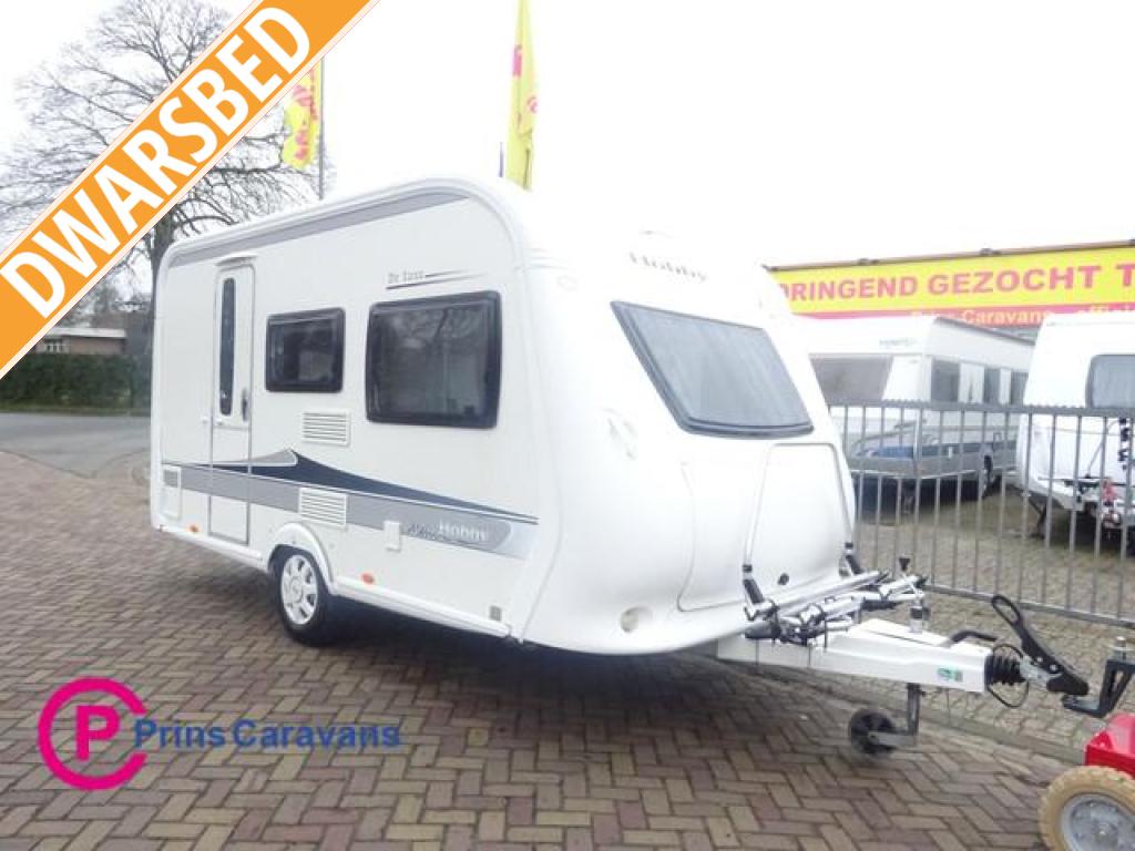 Hobby 400 SF Dwars Bed met Mover, Caravans en Kamperen, Caravans, Hobby, Treinzit, Tot en met 4, 1000 - 1250 kg
