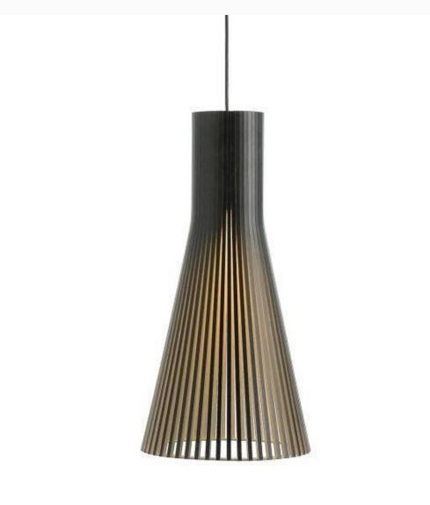 Hanglamp Secto 4200 zwart, Ophalen of Verzenden, Zo goed als nieuw, Hout, Minder dan 50 cm