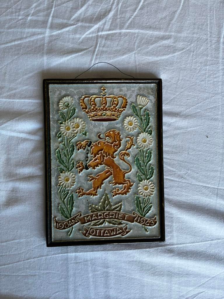 Tegeltje stil verzet Nederland, Verzamelen, Militaria | Tweede Wereldoorlog, Ophalen, Nederland