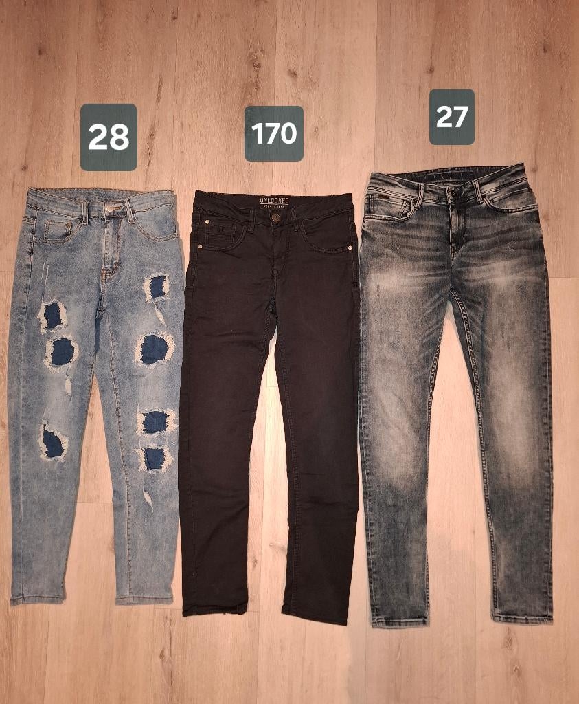 6 spijkerbroeken, verschillende merken en maten, 170/176170, Kinderen en Baby's, Kinderkleding | Maat 170, Ophalen of Verzenden