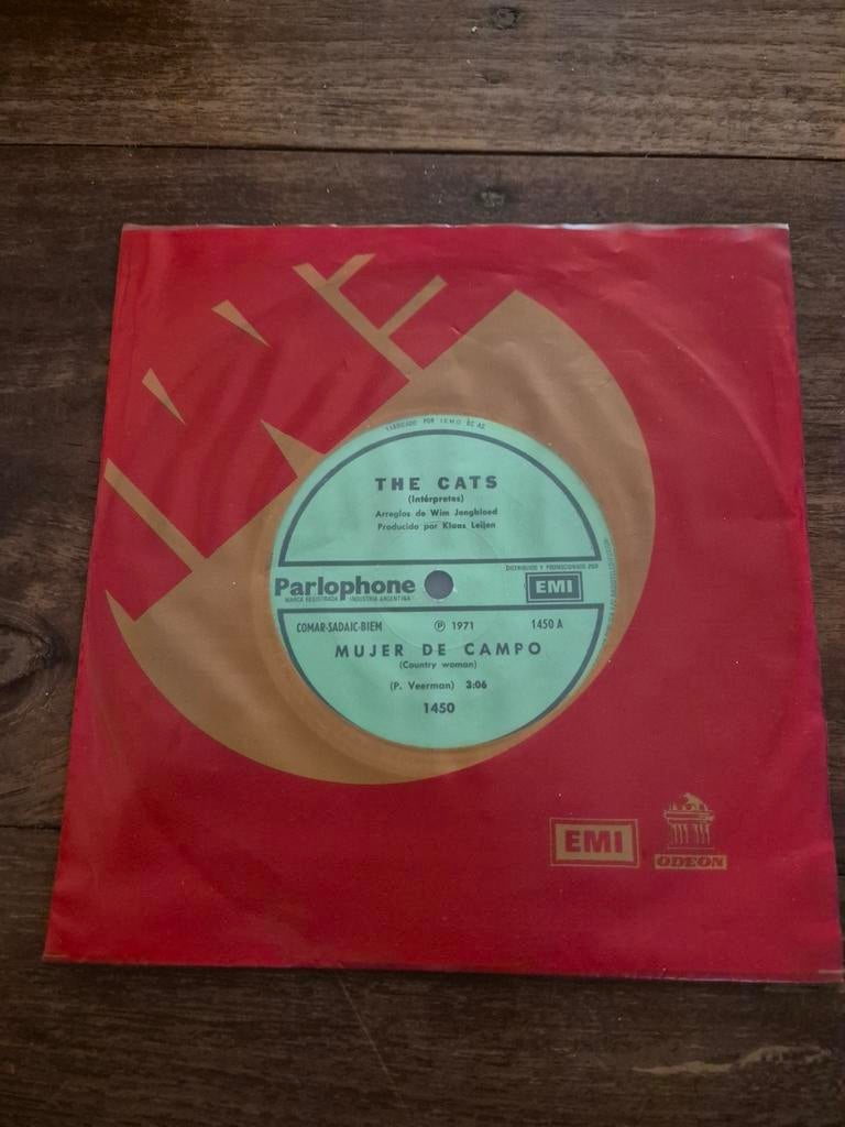 Single The Cats Viento Sin Regreso, Cd's en Dvd's, Vinyl Singles, Ophalen of Verzenden, Zo goed als nieuw, 7 inch