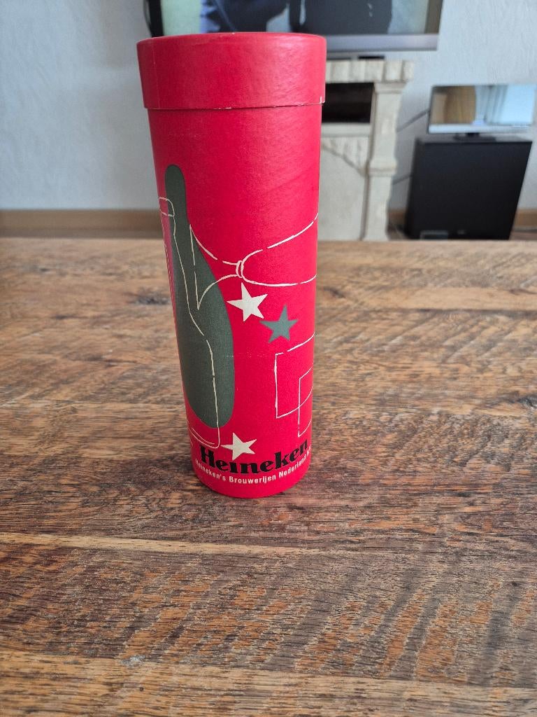 Heineken glas met verpakking, Ophalen, Gebruikt, Glas of Glazen, Heineken