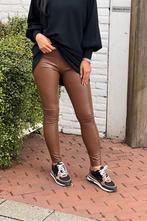 Norfy LeatherLook Legging Bruin maat 40 en 42 (303), Legging, Bruin, Nieuw, Ophalen of Verzenden