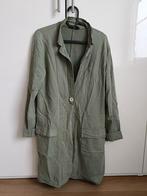 Groene lange jas/vest, Maat 38/40 (M), Enjoy, Ophalen of Verzenden, Zo goed als nieuw