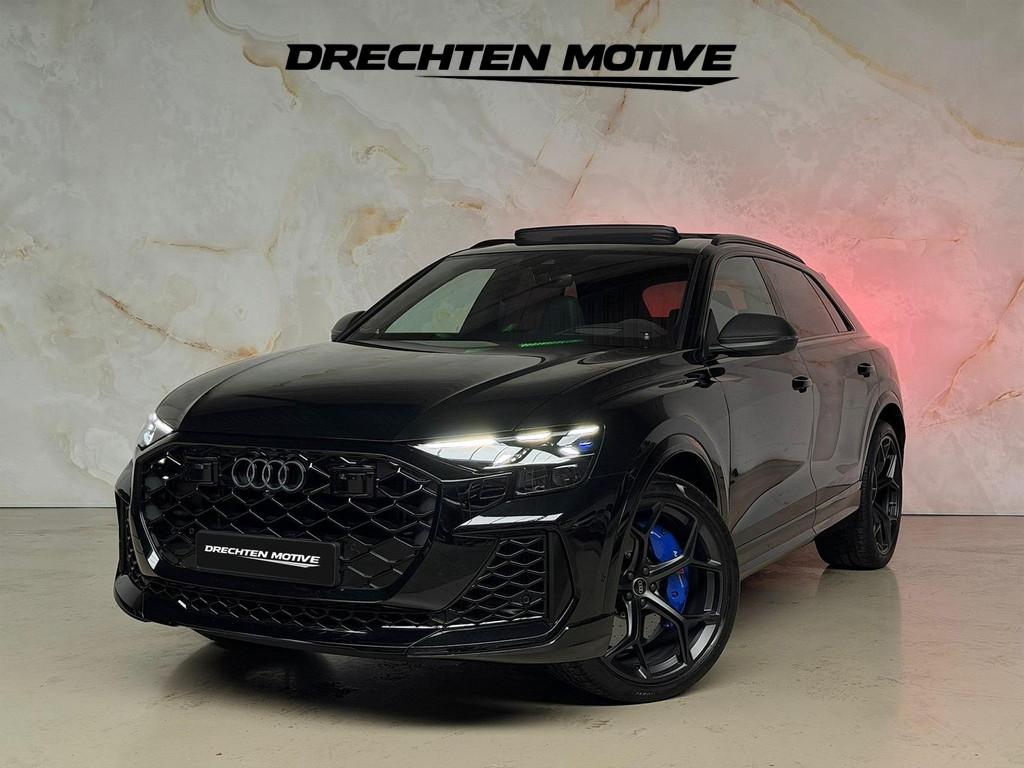 Audi RSQ8 4.0 TFSI Performance / Keramisch / Massage / Alcan, Auto's, Audi, Gebruikt, Euro 6, Zwart, Leder