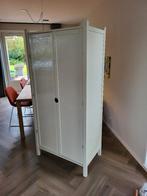 Eenvoudige compacte houten kledingkast, Ophalen, Met deur(en), Gebruikt, 50 tot 100 cm