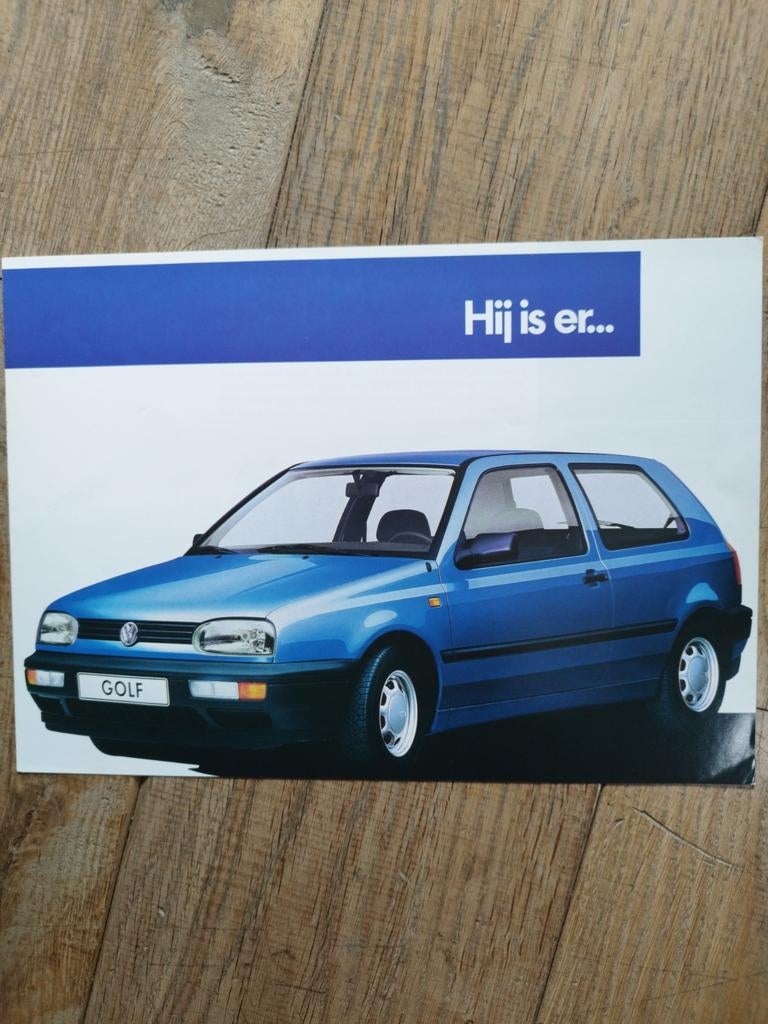 Volkswagen Golf brochure 1991, Volkswagen, Ophalen of Verzenden, Zo goed als nieuw, Volkswagen