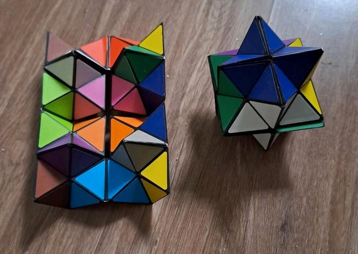 Stervormige Rubik's kubussen Ruilen voor flesje Coca-Cola, Kinderen en Baby's, Speelgoed | Educatief en Creatief, Gebruikt, Puzzelen