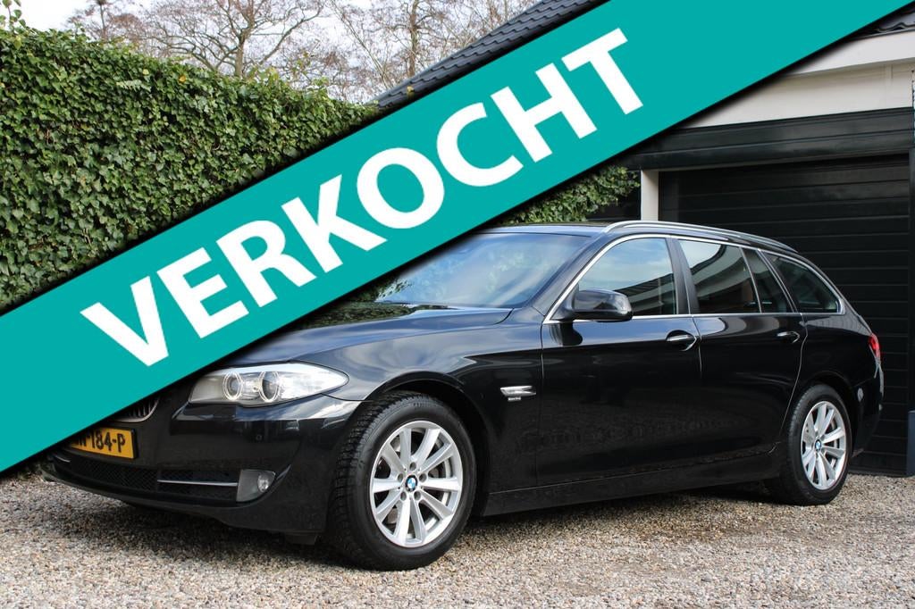 BMW 5-serie Touring 520d High Executive, Auto's, BMW, Bedrijf, Te koop, 5-Serie, ABS, Achteruitrijcamera, Airbags, Airconditioning