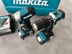 MAKITA DLX2414ST 18V 5Ah ACCU KLOPBOORMACHINE +SLAGSCHROEVER, Ophalen of Verzenden, Nieuw, Boor- en Schroefmachine, Variabele snelheid