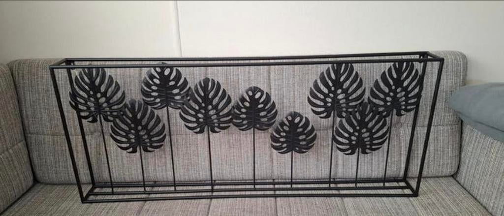 Zwart metalen wandrek lijst, Ophalen