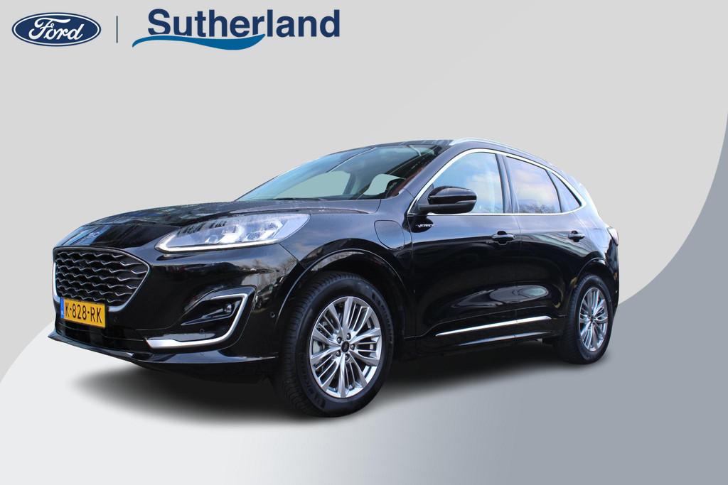 Ford Kuga 2.5 PHEV Vignale | Winterpack | Adaptive Cruise Co, 14 kWh, Gebruikt, 4 cilinders, Zwart