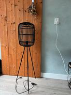 Vloerlamp Balan - rotan staande lamp, Ophalen, Zo goed als nieuw, Metaal, Modern