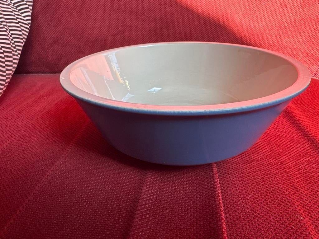 Vintage Fris Holland schaal koningsblauw wit, Antiek en Kunst, Ophalen of Verzenden