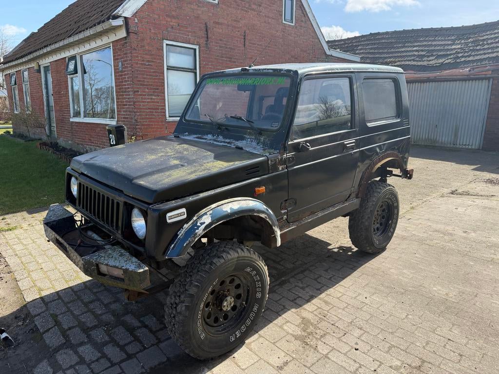 Suzuki Samurai VAN DE Luxe 4WD 1990, 4 cilinders, Zwart, Origineel Nederlands, Handgeschakeld