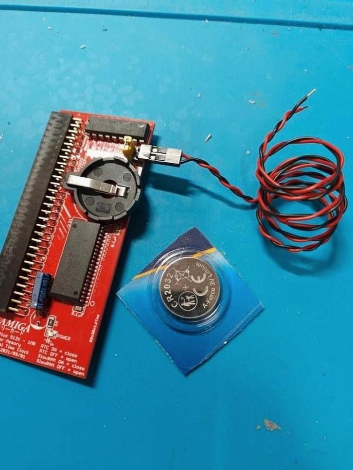 Amiga 500/500+ RAM-upgrade: 512KB of 1MB + RTC optie, Computers en Software, Vintage Computers, Verzenden