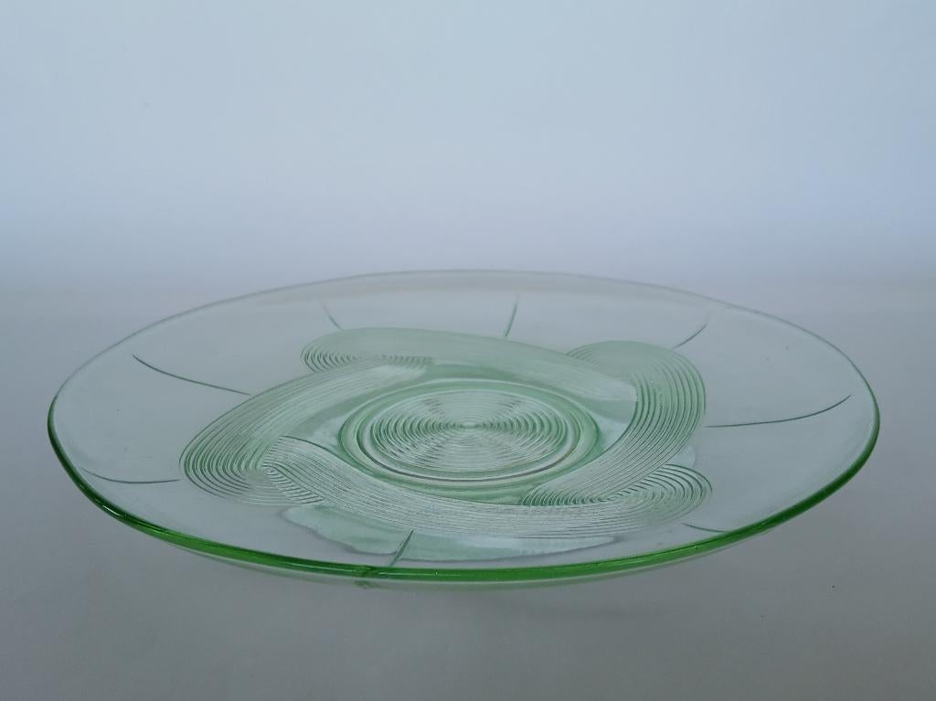 Schaal Leerdam Glas Art Deco, Ophalen of Verzenden