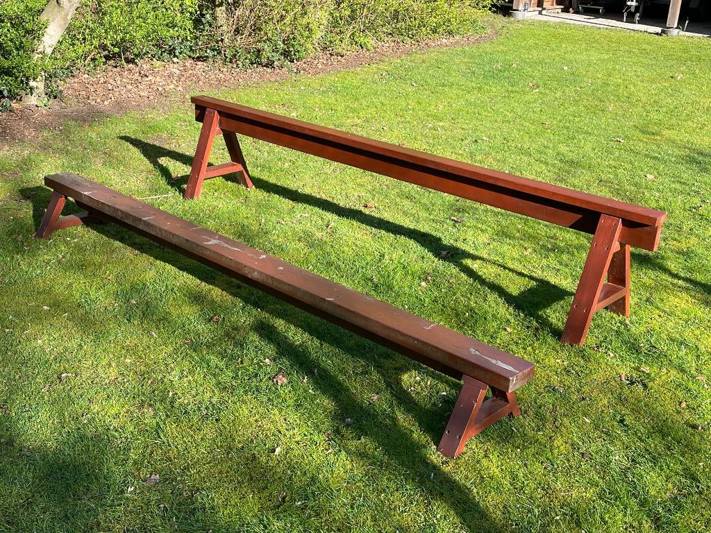 D959 Houten Turnbalk Evenwichtsbalk Oefenbalk Turnen 30, Maat 36 t/m 42, Ophalen, Gebruikt, Materiaal