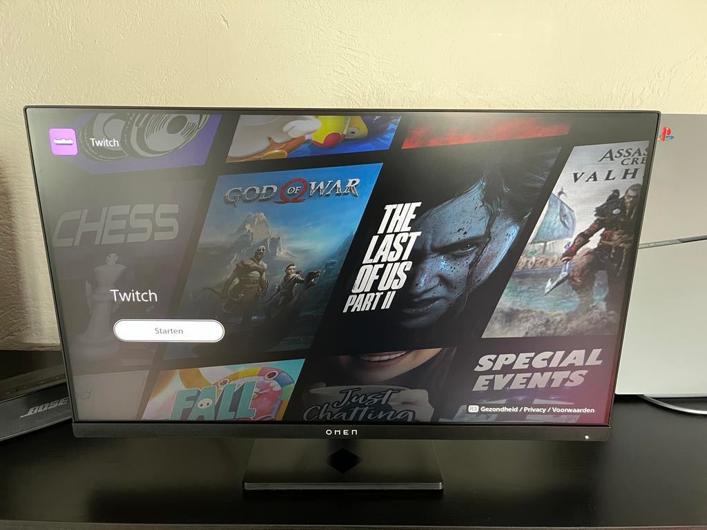 HP Omen 24, IPS, Full HD, Minder dan 1 ms, Zo goed als nieuw