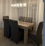 Etenstafel, Huis en Inrichting, Ophalen, Zo goed als nieuw, 4 tot 6 stoelen