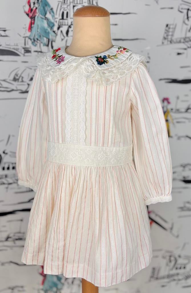 Gucci G cotton jacquard jurk met borduursels maat 4, Kinderen en Baby's, Customercare@gucci.com, Jurk of Rok, Gucci, Verzenden