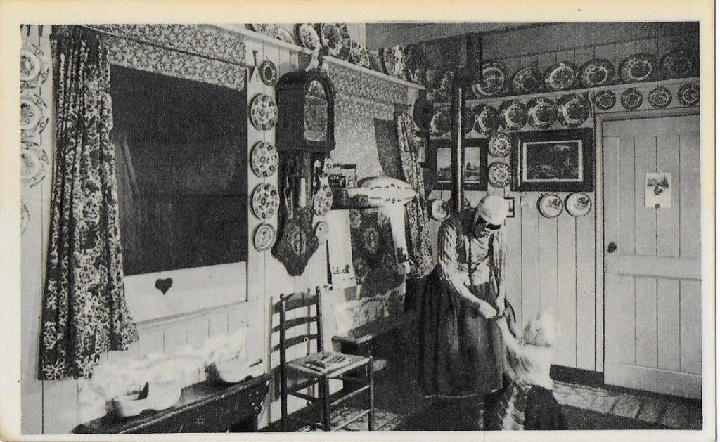 Marken 1955 oude gelopen ansichtkaart ( 7797), Ophalen of Verzenden, 1960 tot 1980, Gelopen, Noord-Holland