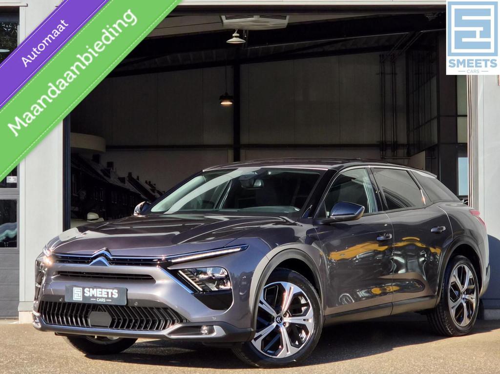 Citroen C5 X 1.2T Feel Automaat 1e Eig! |Cam|Nav|Clima|Carpl, Auto's, Citroën, 745 kg, Lichtsensor, Gebruikt, 1199 cc