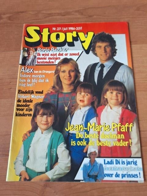 Story Belgie 1986 Prinses Diana Ivan Heylen Strangers Becker, Boeken, Verzenden, Gelezen, Overige typen