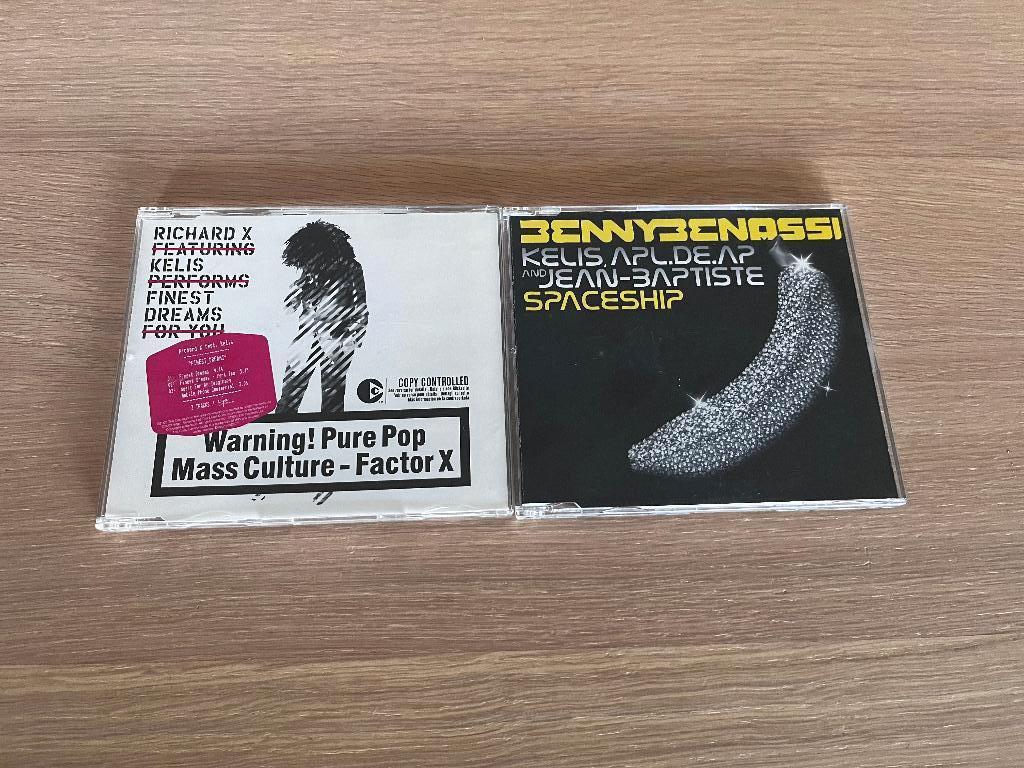 Kelis 2x Single Richard X Benny Benassi, 6 singles of meer, Ophalen of Verzenden, Zo goed als nieuw