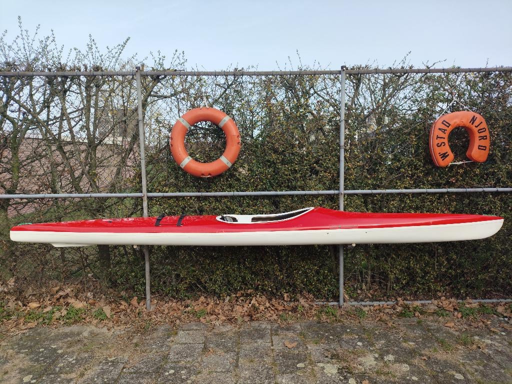 Eagle touring xl kayak / kano van Kevlar carbon, Ophalen, Eén persoon, Met peddels, Kajak