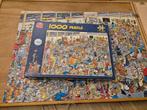 Jan van Haasteren Vlooienmarkt 1000 stukjes, Ophalen of Verzenden, 500 t/m 1500 stukjes, Zo goed als nieuw, Legpuzzel