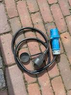 Verlengsnoer met CEE stekker en contrastekker, Ophalen of Verzenden, Gebruikt