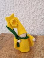 Klein Bloemenkindje Narcis van wolvilt voor de seizoenstafel, Ophalen of Verzenden, Nieuw