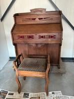 Oud harmonium met kruk voor de liefhebber., Ophalen, Gebruikt, 1 klavier, Harmonium
