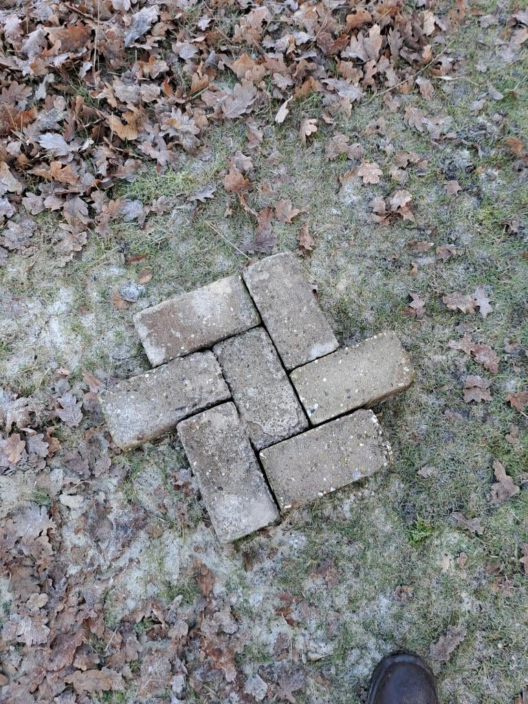 Betonklinkers, Ophalen, Gebruikt, Klinkers, 10 m² of meer