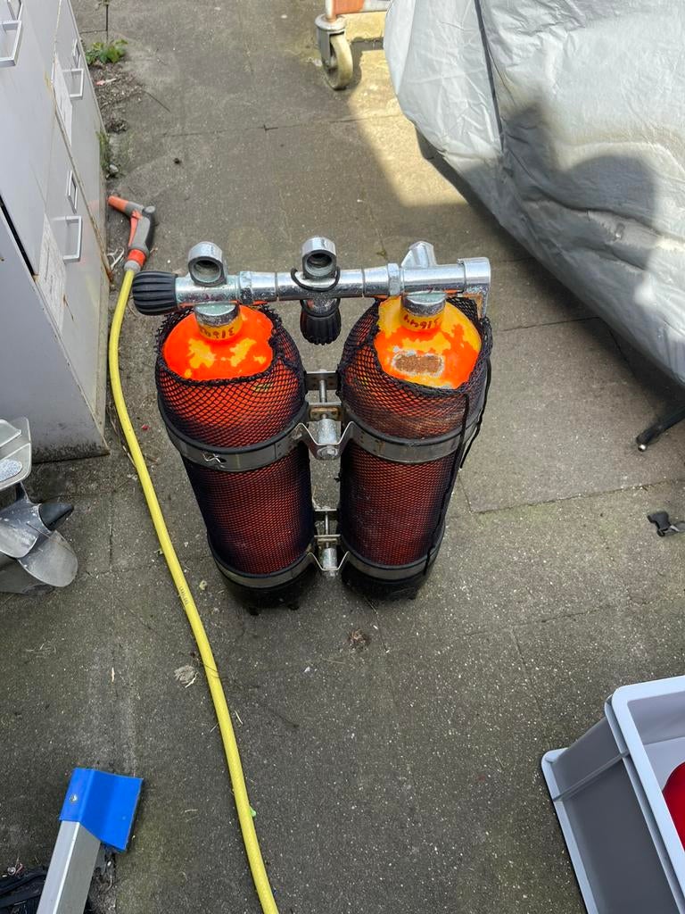Dubbel 7 200 bar, Watersport en Boten, Duiken, Duikfles, Ophalen