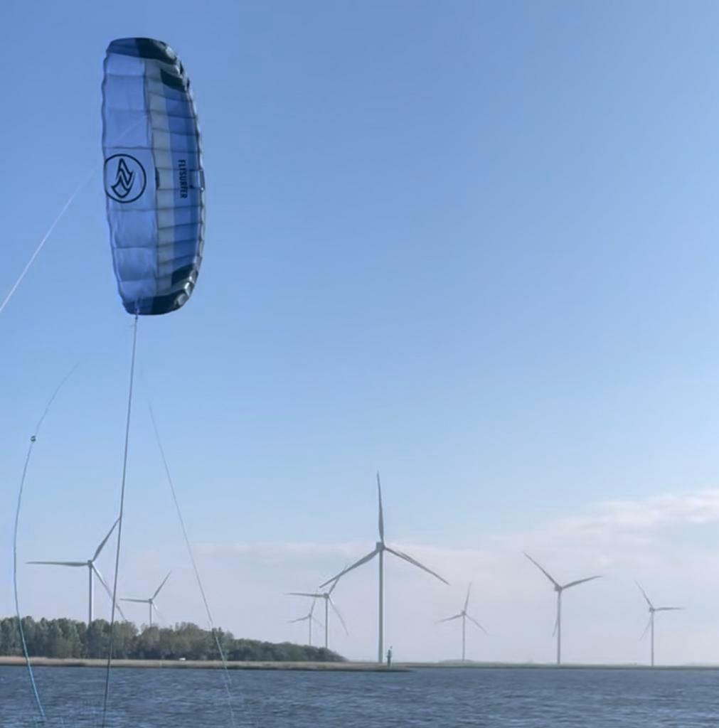 Flysurfer Hybrid 9,5m, Watersport en Boten, Kitesurfen, Gebruikt, 9 m², Bar, Geen board
