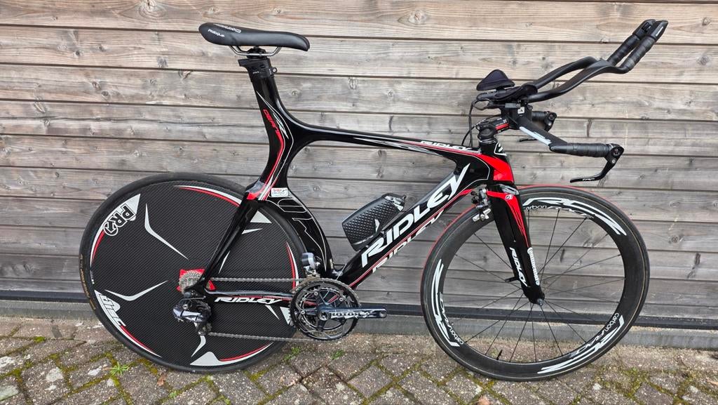Ridley Dean carbon tijdritfiets maat S (plm 56) Shimano Di2, Gebruikt, Carbon, Meer dan 20 versnellingen, 53 tot 57 cm