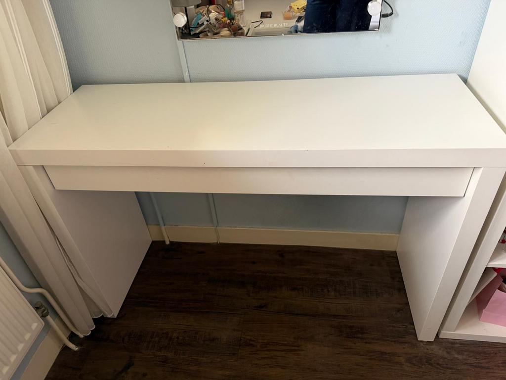 Toilettafel / Kaptafel Malm Ikea, Huis en Inrichting, Ophalen of Verzenden, Zo goed als nieuw