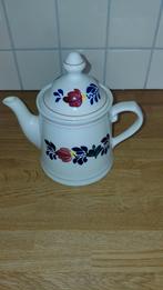 Boch theepot met bloemmotief - Zo goed als nieuw, Keramiek, Overige typen, Ophalen of Verzenden, Zo goed als nieuw