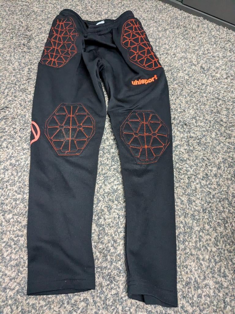 Keepersbroek uhlssport mt 140, Broek, Gebruikt, Uhlssport, Jongen of Meisje