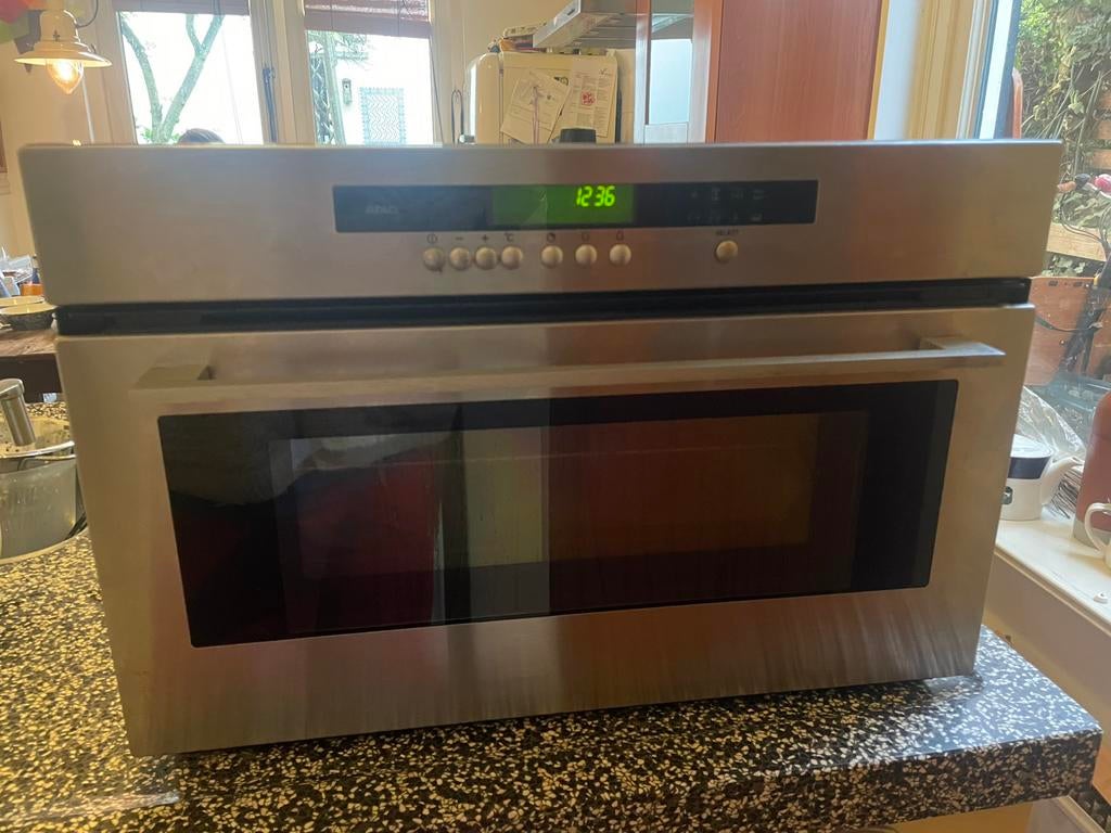 ATAG inbouw hetelucht oven met grill, Ophalen, Minder dan 45 cm, Gebruikt, Hete lucht