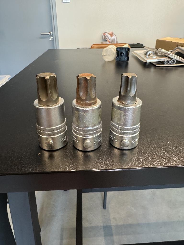 Torx Doppen Set (T80, T90, T100), Ophalen of Verzenden, Zo goed als nieuw