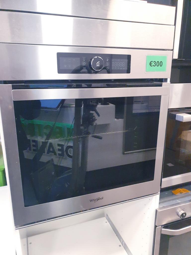 inbouw bak oven Whirlpool️ 6th SENSE 60bij60 A INC GARANTIE, Oven, Hete lucht, Zo goed als nieuw, Inbouw