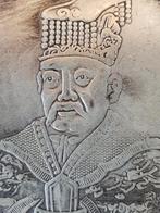 Oude Chinese munt of penning met portret en draak 4,4 cm., Antiek en Kunst, Ophalen of Verzenden