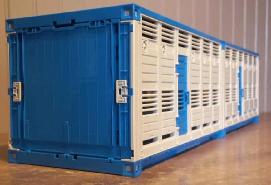 Bruder 70,4cm*17,5cm*17,5cm Veetrailer Crawler-Tamiya-Wedico, Ophalen of Verzenden, Zo goed als nieuw