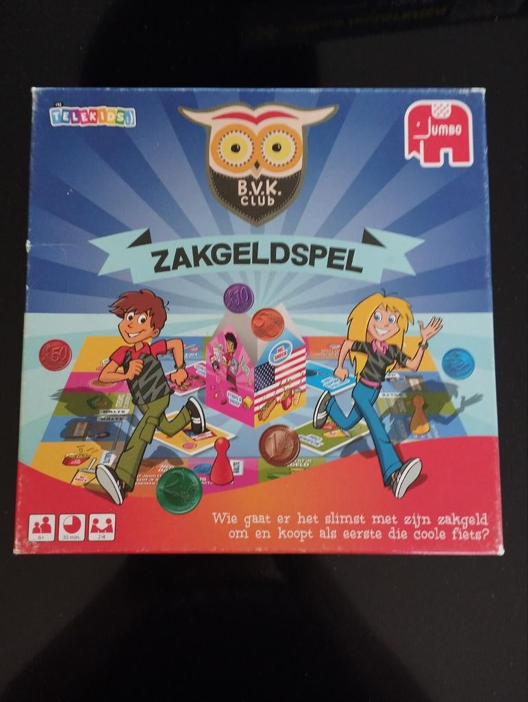 Zakgeldspel - Leer omgaan met geld, Hobby en Vrije tijd, Gezelschapsspellen | Bordspellen, Drie of vier spelers, Ophalen of Verzenden